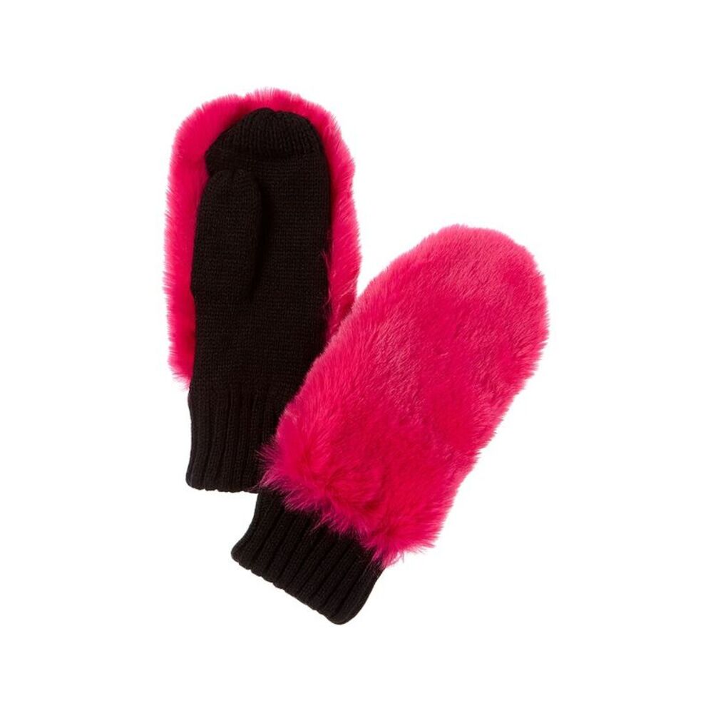 Surell Accessories Mittens, Pink
